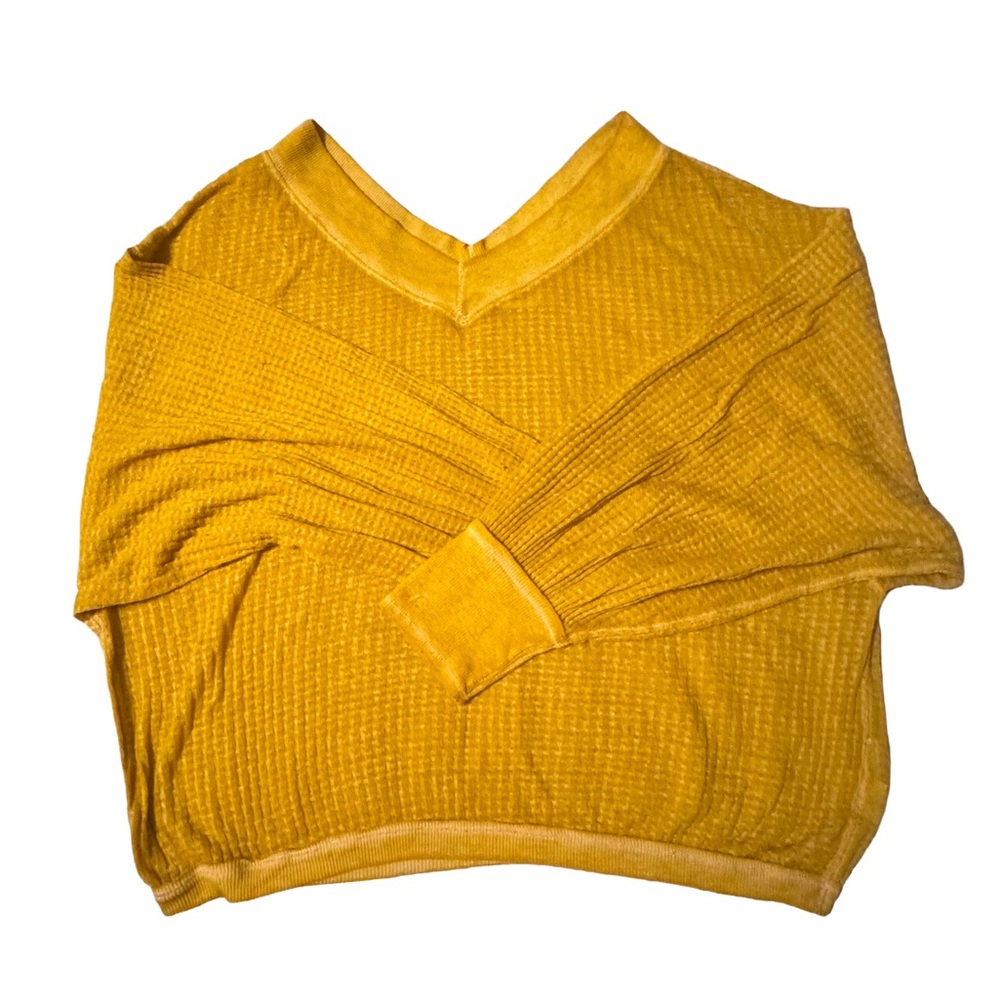 EUC We The Free Oversized Yellow Top